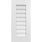 Ekena Millwork Vertical Surface Mount PVC Gable Vent: Non-Functional, w/ 3-1/2"W x 1"P Standard Frame, 14"W x 30"H GVPVE14X3001SN - alternate 1